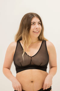 black tank bra