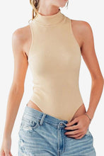 Load image into Gallery viewer, Halter Turtleneck Knit Sweater Bodysuit