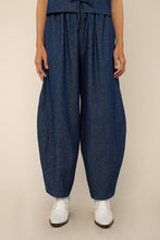 Load image into Gallery viewer, Denim Lantern Pant | High Rise Barrel Jeans