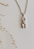 goddess necklace silver