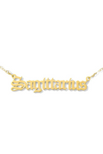 Load image into Gallery viewer, Gold Chain Sagittarius Necklace