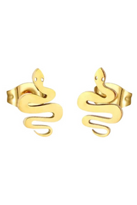 Serpent Stud Earrings