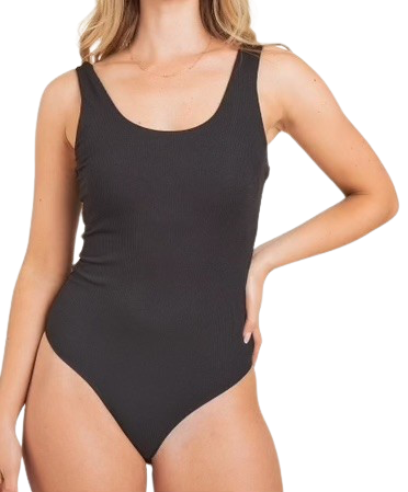 Seamless Ribbed Double Layered Tank Bodysuit